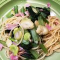 chiihochan's cooksnap of when they made 旬味そら豆と春キャベツのペペロンチーノ.
