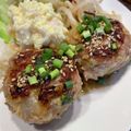 Ｍもぐもぐ's cooksnap of when they made 味ぽんあんかけ♪まん丸春キャベ豚バーグ.