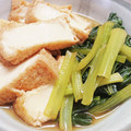 新妻あや's cooksnap of when they made 小松菜と厚揚げの炒め煮びたし.