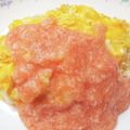 こば。525's cooksnap of when they made ポムの樹風明太子オムライス.