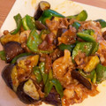 うさぎキッチン♡'s cooksnap of when they made 豚こまとナスとピーマンのチリソース炒め.