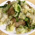 ちびます's cooksnap of when they made キャベツと豚肉のオイスター炒め.