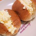 pukukoko's cooksnap of when they made レンジで！ふわふわたまごサンド★.
