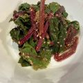 陽炎☆'s cooksnap of when they made ビーツの葉の胡麻和え.