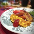 inyako's cooksnap of when they made ふんわりオムレツ.