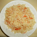 白いぐれーぷ's cooksnap of when they made カニピラフ風炊き込みご飯⭐鍋で炊く旨さ.