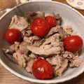 あさちゃんちゃんん's cooksnap of when they made ✿豚バラとプチトマトのバジル炒め✿.