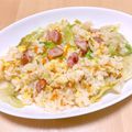 ステルトミチル's cooksnap of when they made 香味ペーストレタスチャーハン.