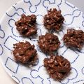 アクセル☆'s cooksnap of when they made バレンタインに♪柿の種チョコクランチ.