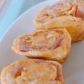 KAORULALA's cooksnap of when they made ベーコンエッグ♡な卵焼き.