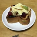saku71's cooksnap of when they made おうちカフェ 簡単ハニートースト.
