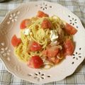 violets's cooksnap of when they made トマトと生ハムの冷製パスタ 簡単.