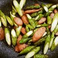 尚人パパ's cooksnap of when they made アスパラソーセージ炒め.