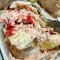 カフェ店員M子's cooksnap of when they made ストロベリーチーズアイスクリーム.