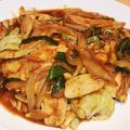 クックDAD's cooksnap of when they made 鶏もも肉とキャベツの回鍋肉風炒めもの.