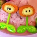 サイチョン's cooksnap of when they made マリオキャラ弁★キノピコ弁当（フラワー）.