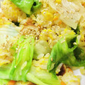 U☆kaoru's cooksnap of when they made 5分で完成！ちくわとレタスの炒飯♬.