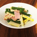 horseland's cooksnap of when they made あっという間の筍とハムの塩麹炒め.