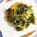 horseland's cooksnap of when they made サクサク美味しい人参の葉のかき揚げ.