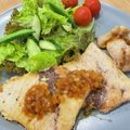 いずみちひろ's cooksnap of when they made かじきのほうれん草ソテートマトソース☆.