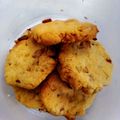 nyapple's cooksnap of when they made ナッツとオレンジピールのざっくりクッキー.