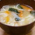 プルンバゴ's cooksnap of when they made ふし麺の味噌汁.