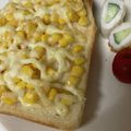 snow012's cooksnap of when they made コーンチーズトースト　#簡単朝食.
