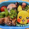 クックIQPMS7☆'s cooksnap of when they made ピカチュウのおにぎり弁当（キャラ弁）.