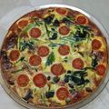 ほか弁ママ's cooksnap of when they made じゃがいもとほうれん草のキッシュ.