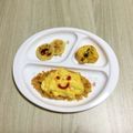 クック4P73QB☆'s cooksnap of when they made 離乳食　後期～完了期ふわふわオムライス.