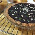 Pigpopo's cooksnap of when they made チョコ無し！豆腐とココアの生チョコケーキ.