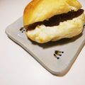 mamaRD's cooksnap of when they made 市販の塩パンで♪絶品塩バターあんパン♪.