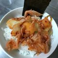 みりん調味料's cooksnap of when they made キムチと海苔の卵かけご飯.