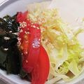 新妻あや's cooksnap of when they made トマトとワカメの甘酸っぱいサラダ.