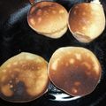 しほまる♬'s cooksnap of when they made 白玉粉入り♪もっちり米粉のどら焼き生地♪.