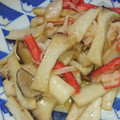 クックVOY1Q3☆'s cooksnap of when they made カニカマとエリンギのマヨポン酢炒め.