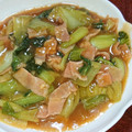 クックVOY1Q3☆'s cooksnap of when they made 青梗菜とベーコンの中華炒め♪.