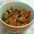 ちょびーす's cooksnap of when they made とり皮と人参の炒め　簡単もう一品！.