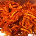 よっこ723's cooksnap of when they made さきいか炒め（오장어채볶음）作り置き。.