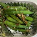 らんち☆'s cooksnap of when they made いんげんの白ごま和え.