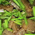 ちびちゃんずmama's cooksnap of when they made 山菜ミズのごま油炒め✿ฺ.