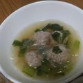 クックプ～'s cooksnap of when they made 豚ひき肉の肉だんごと春雨のスープ.