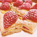 ne0314's cooksnap of when they made 冷凍パイシートで＊いちごミルフィーユ.