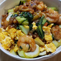 nyankohama's cooksnap of when they made ちんげん菜中華炒め.