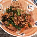 えそそそ's cooksnap of when they made 豚こま切れ肉とニラの中華風炒め.