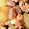 pyonpoco's cooksnap of when they made がっつり美味しい♪鶏・大根・蒟蒻の煮物.