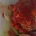 チーズナッツ's cooksnap of when they made 煮込み豆腐ハンバーグ.