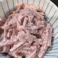 ＭＩ−ＳＡＮ's cooksnap of when they made 混ぜるだけ！コールラビのゆかりマヨ和え☆.
