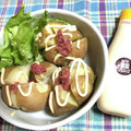 chi−ちゃん's cooksnap of when they made じゃがバターに燻製マヨとマグロの酒盗.