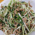 だじゅん's cooksnap of when they made 簡単！水菜とひき肉のシャキシャキ炒め.